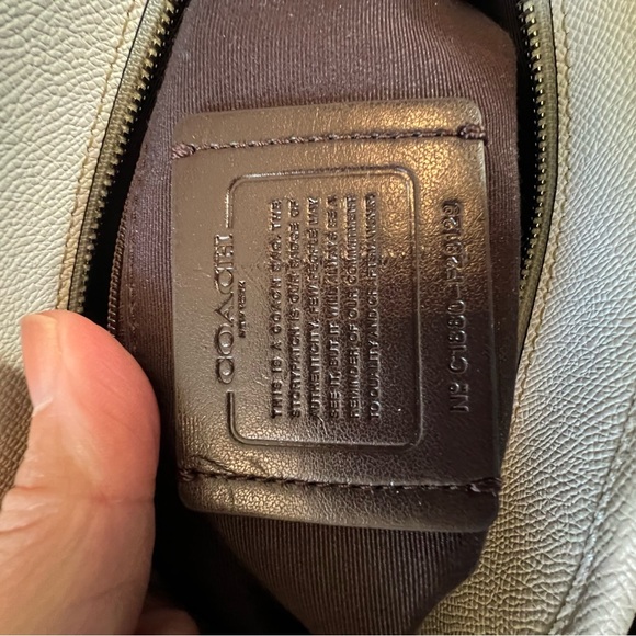 Coach Celestial Tote bag in chalk leather star studs 29129 - Picture 10 of 12